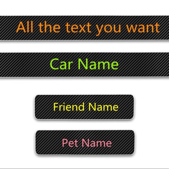 🌈 Rainbow Love is Love carbon fiber door sill/ protector - Picture 5 of 6